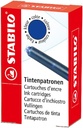 STABILO Tintenpatrone blau