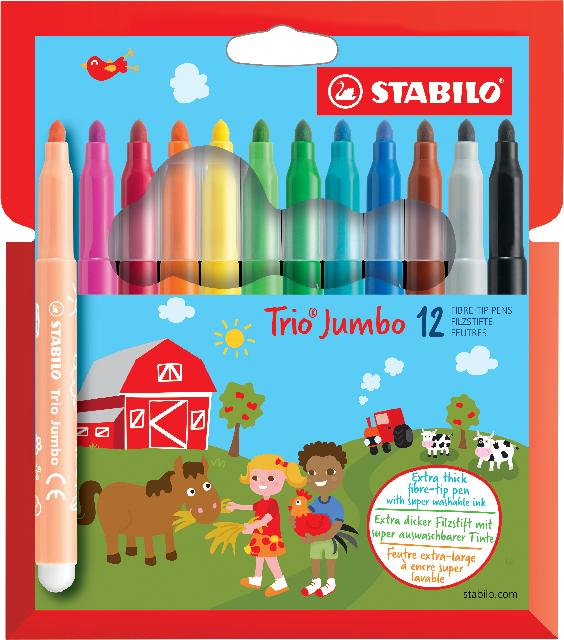 STABILO Trio Jumbo 12er Kartonetui