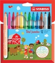 STABILO Trio Jumbo 12er Kartonetui