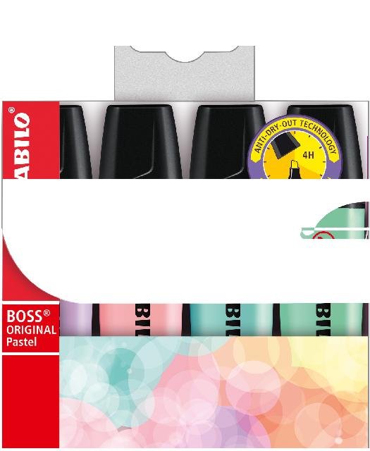 STABILO BOSS pastel 4er Etui