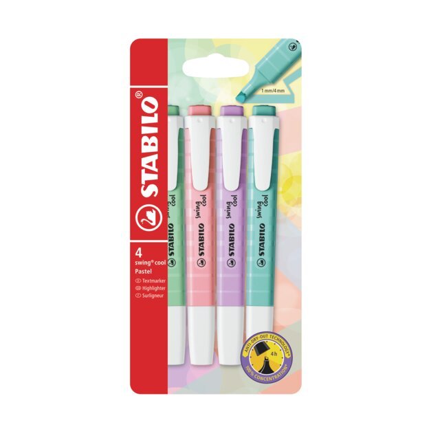 STABILO swing cool pastel 4er Etui
