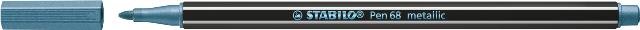 STABILO Pen 68 metallic metallic blau