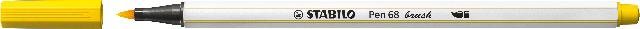 STABILO Pen 68 brush gelb