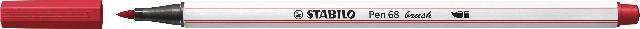 STABILO Pen 68 brush dunkelrot
