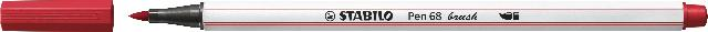 STABILO Pen 68 brush dunkelrot
