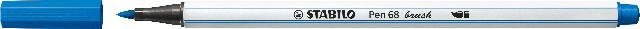 STABILO Pen 68 brush dunkelblau