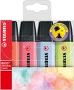 STABILO BOSS Pastel 4er Etui nF