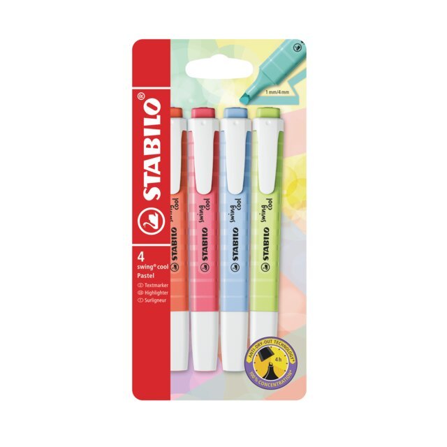 STABILO swing cool pastel 8er Karton Etui