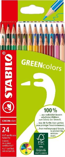 [4006381573825] STABILO GREENcolors 24er Etui