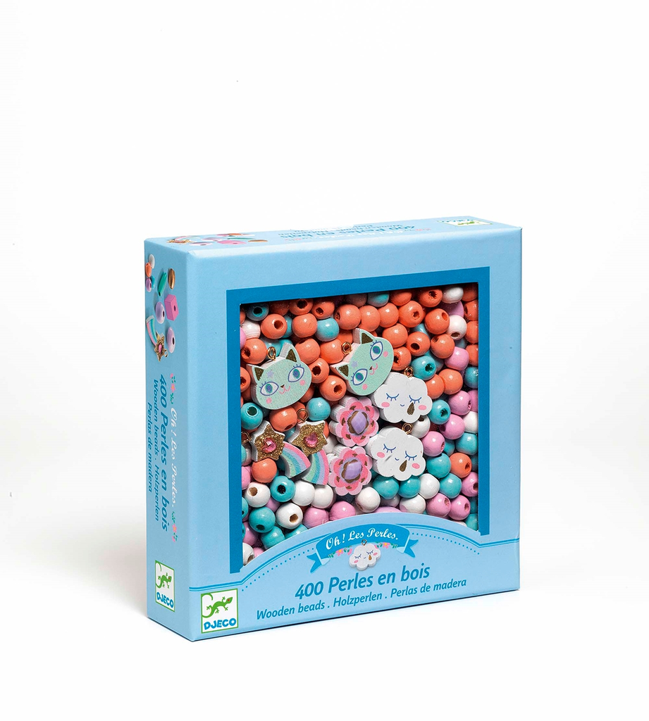 [3070900098237] Schmuck basteln: Holzperlen Regenbogen