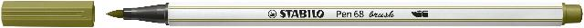 STABILO Pen 68 brush Schlammgrün