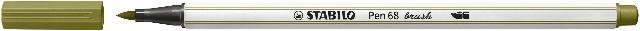 STABILO Pen 68 brush Schlammgrün