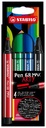 STABILO Pen 68 MAX 4er ARTY Kartonetui