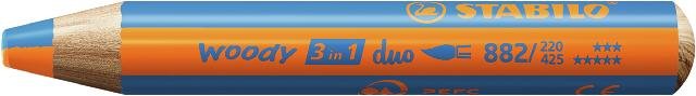 [4006381603744] STABILO woody 3in1 duo orange/mitbla
