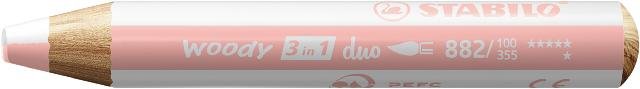 [4006381603751] STABILO woody 3in1 duo weiß/apricot