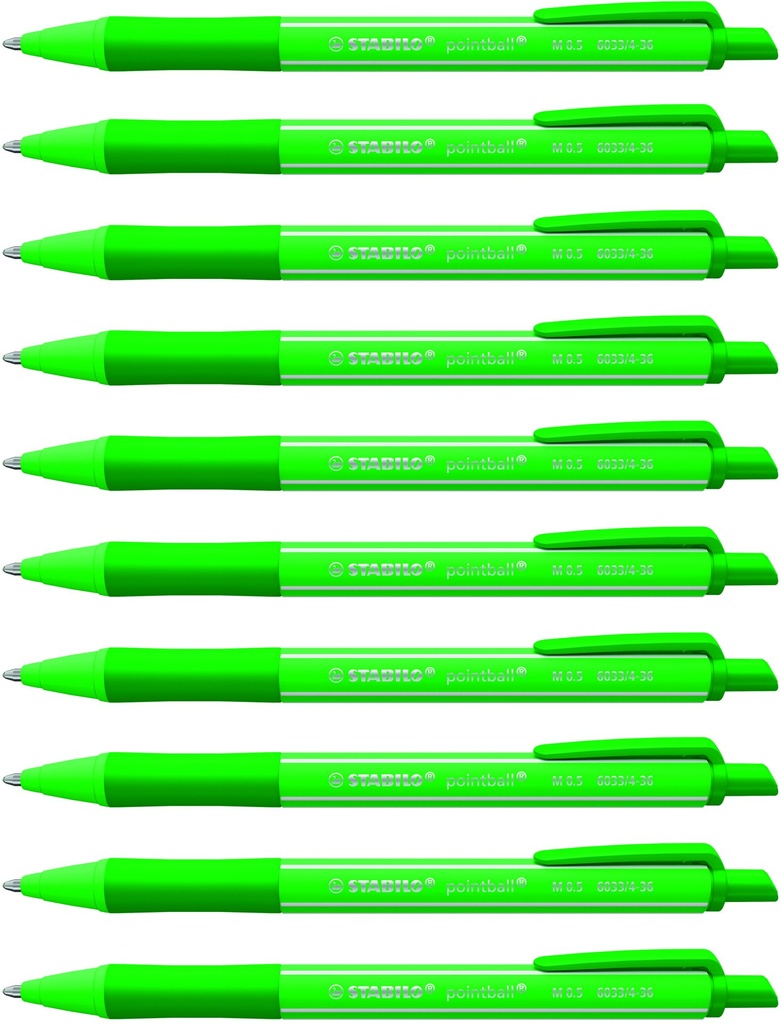 [4006381624602] STABILO pointball colorful - grün