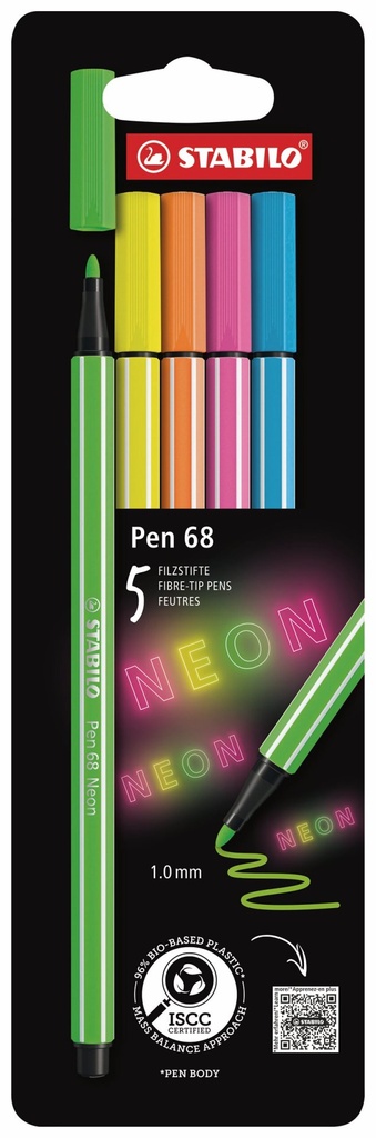 [4006381630443] Stabilo Set Pen 68 - Neon