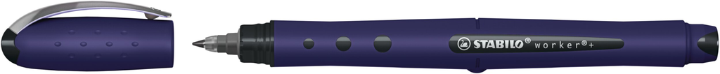 STABILO Tintenroller worker+ Wildflower Edition 0,5mm preußischblau