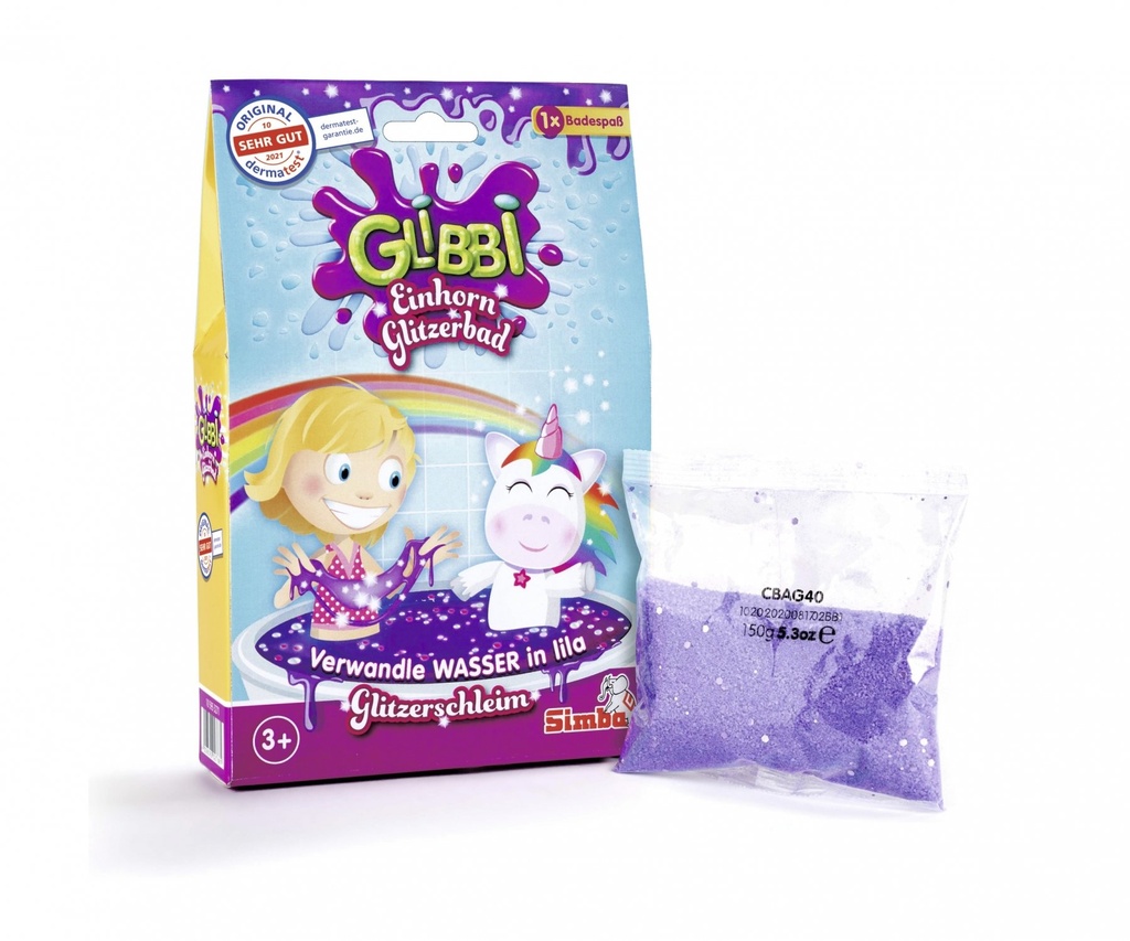 [4006592027681] Glibbi Einhorn Glitzerbad