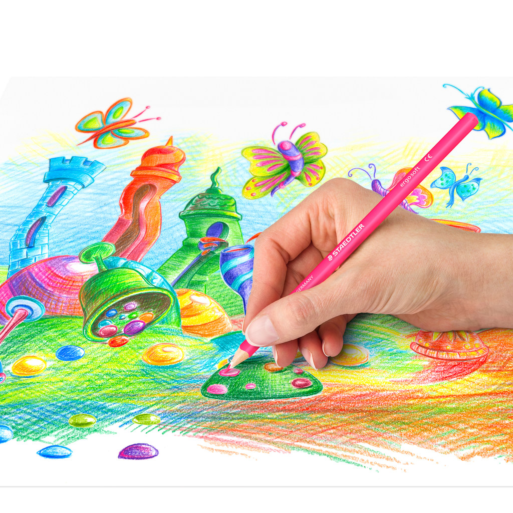 STAEDTLER Buntstifte ergosoft dreikant 12 Stück