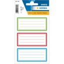 HERMA Schuletiketten Tricolor 76x35mm 18 Stück