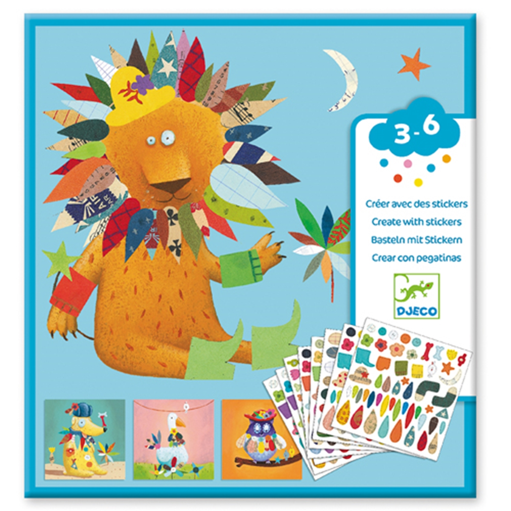 Sticker 3-6: Stickerbild Tiere