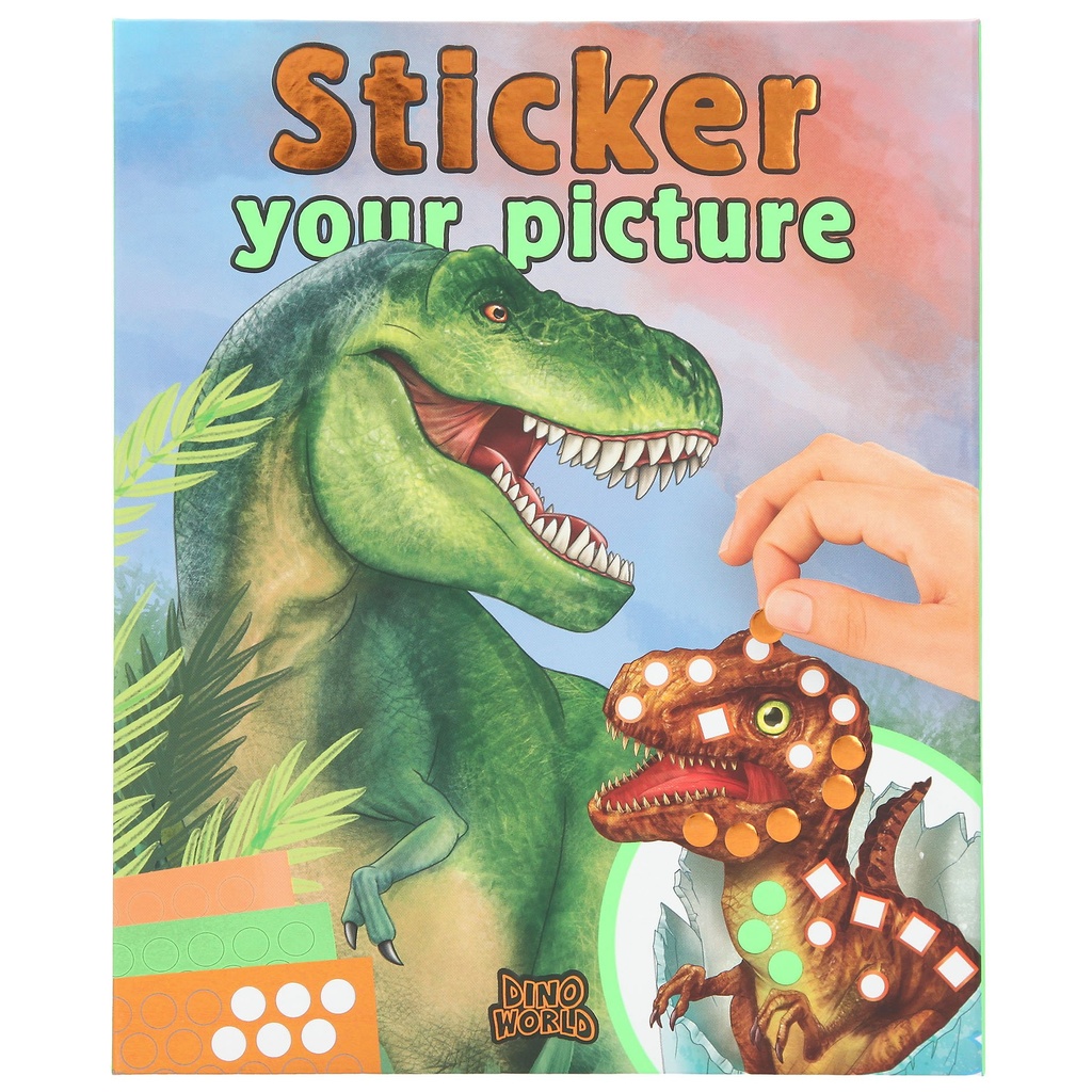 [4010070608750] Dino World Sticker Your Picture