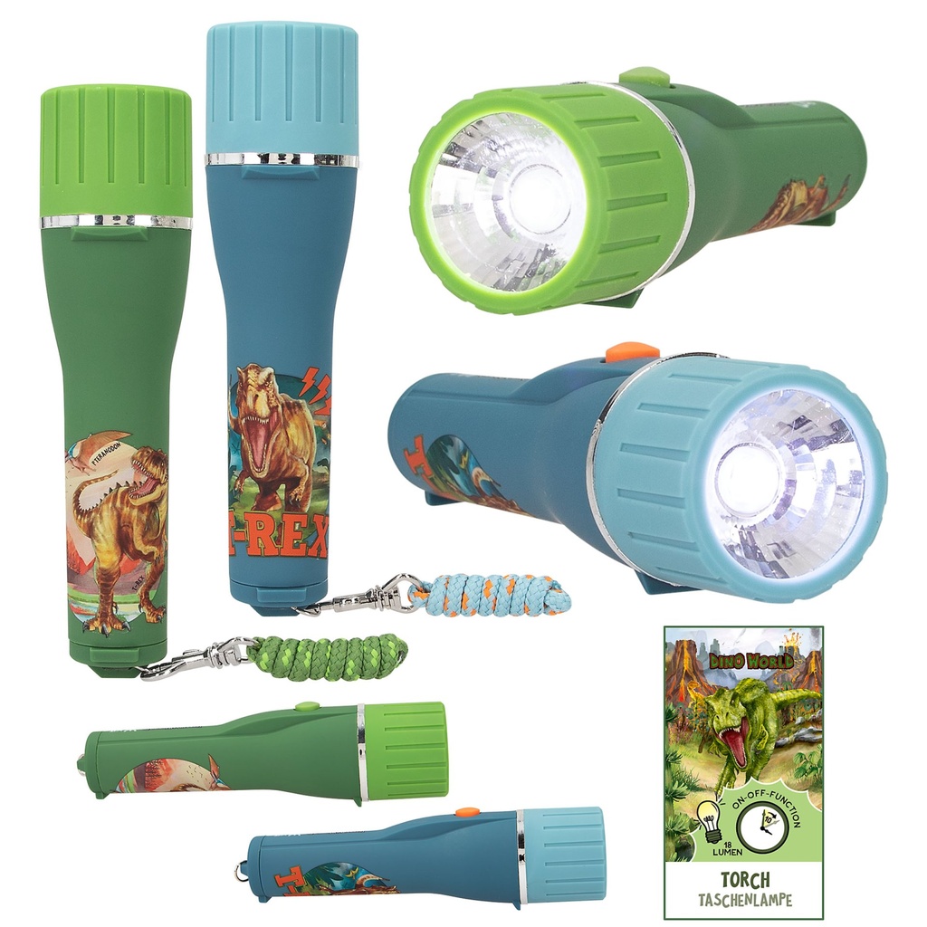 [4010070658113] Dino World Taschenlampe mit Timer