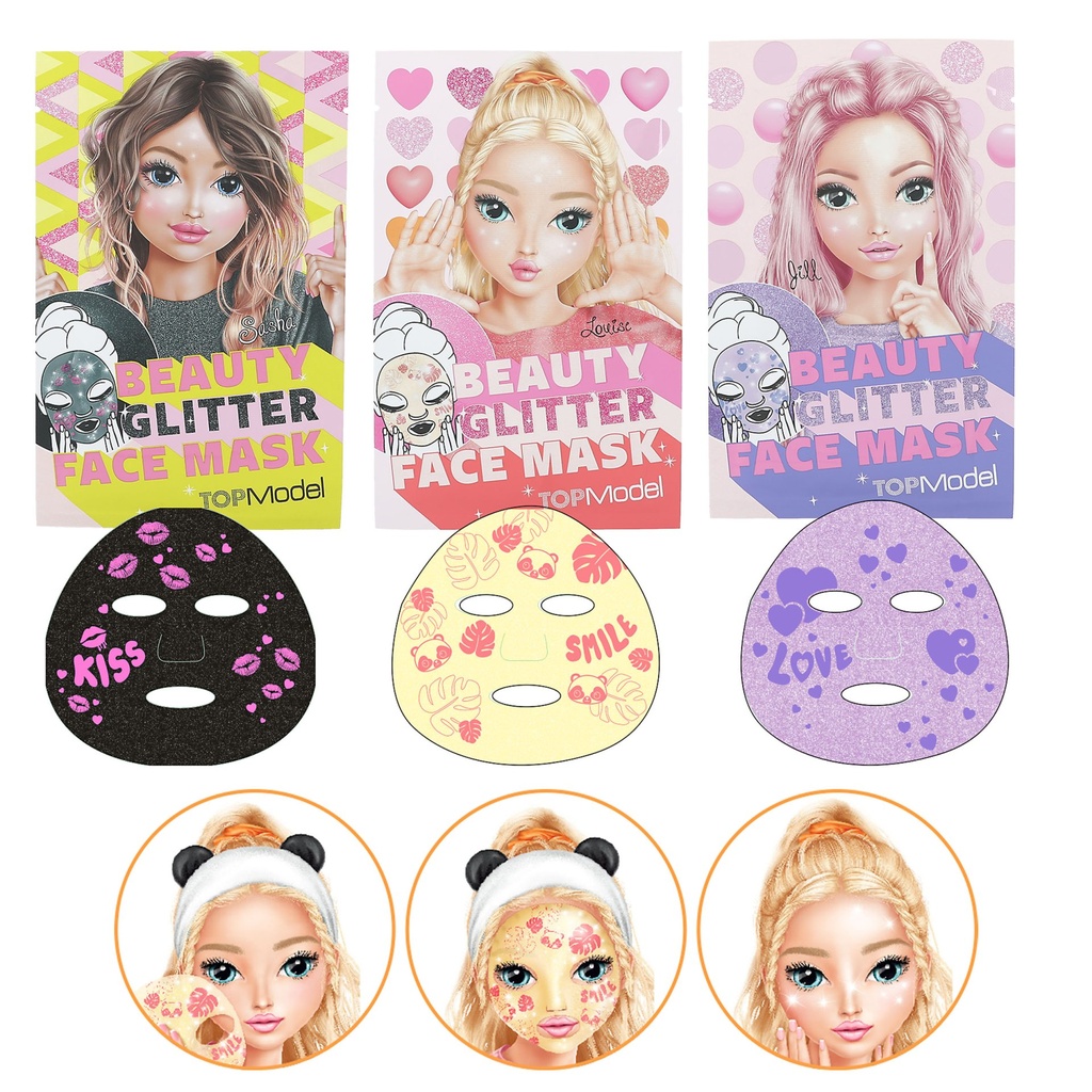 [4010070668938] TOPModel Tuchmaske Glitzer BEAUTY and ME