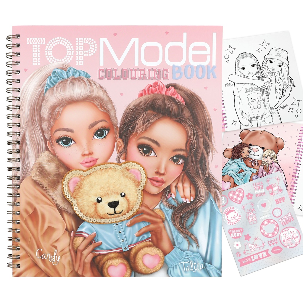 [4010070689186] TOPModel Malbuch TEAM TEDDY