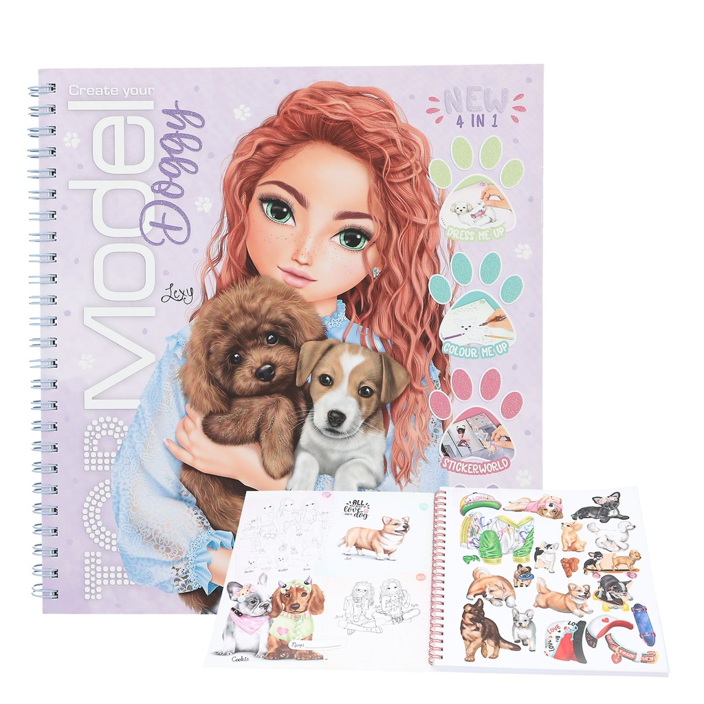 [4010070689568] Create your TOPModel Doggy Malbuch