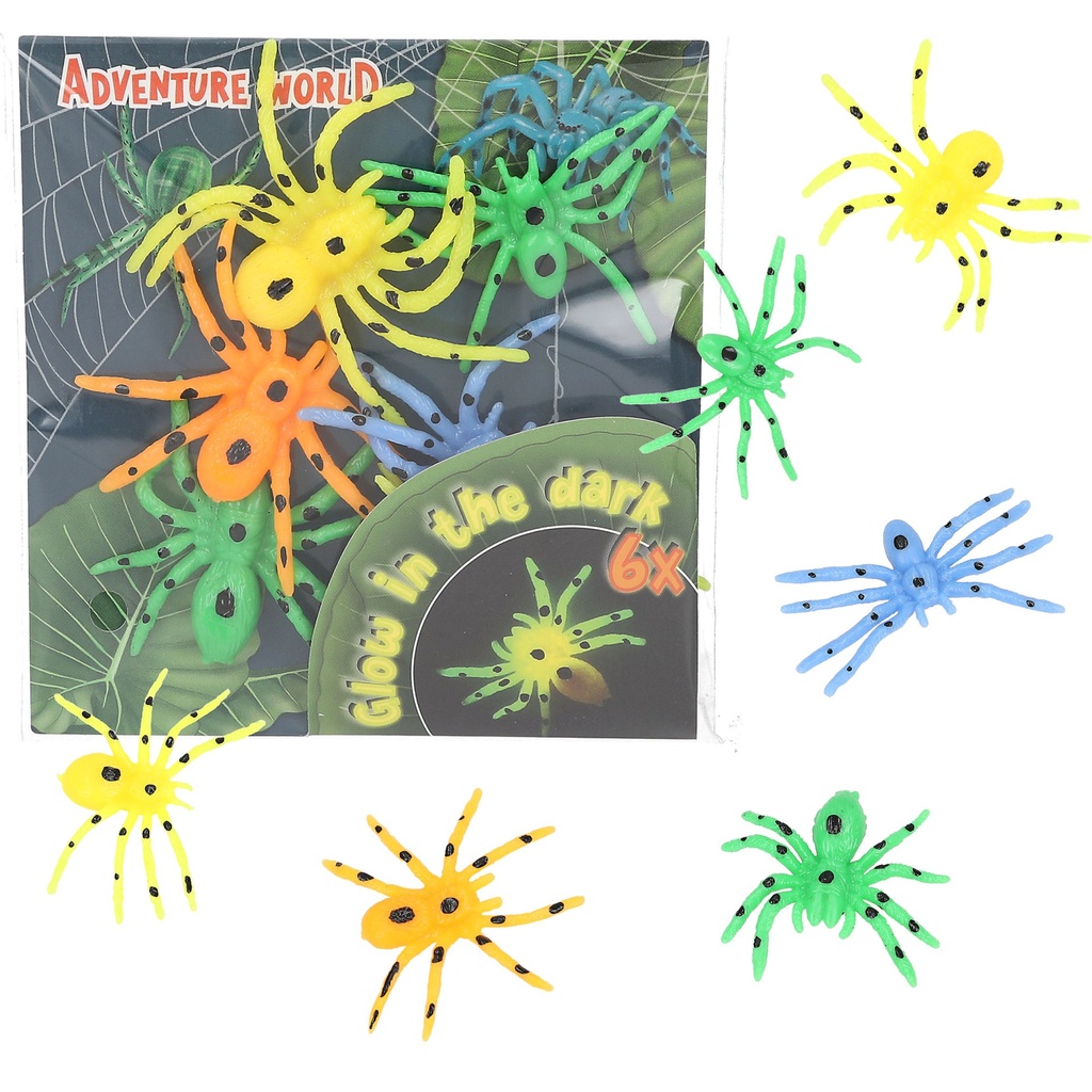 [4010070695309] Dino World Glow in the Dark Spinnen