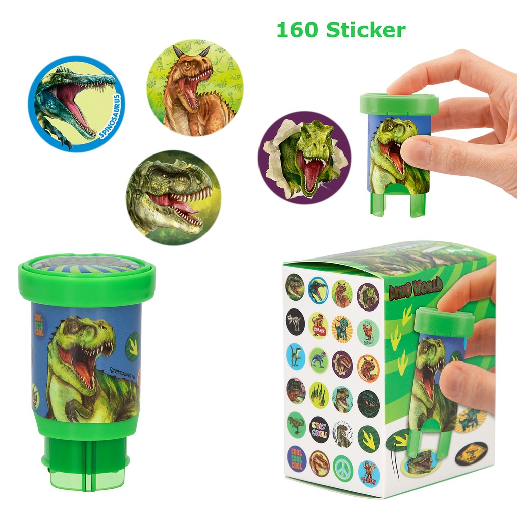 [4010070695378] Dino World Sticker Stamper