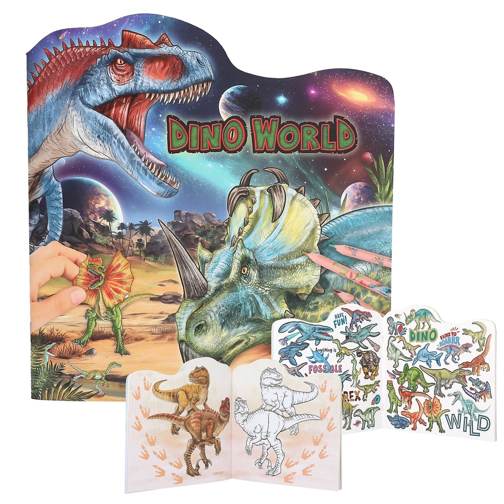 [4010070695460] Dino World Malbuch figürlich