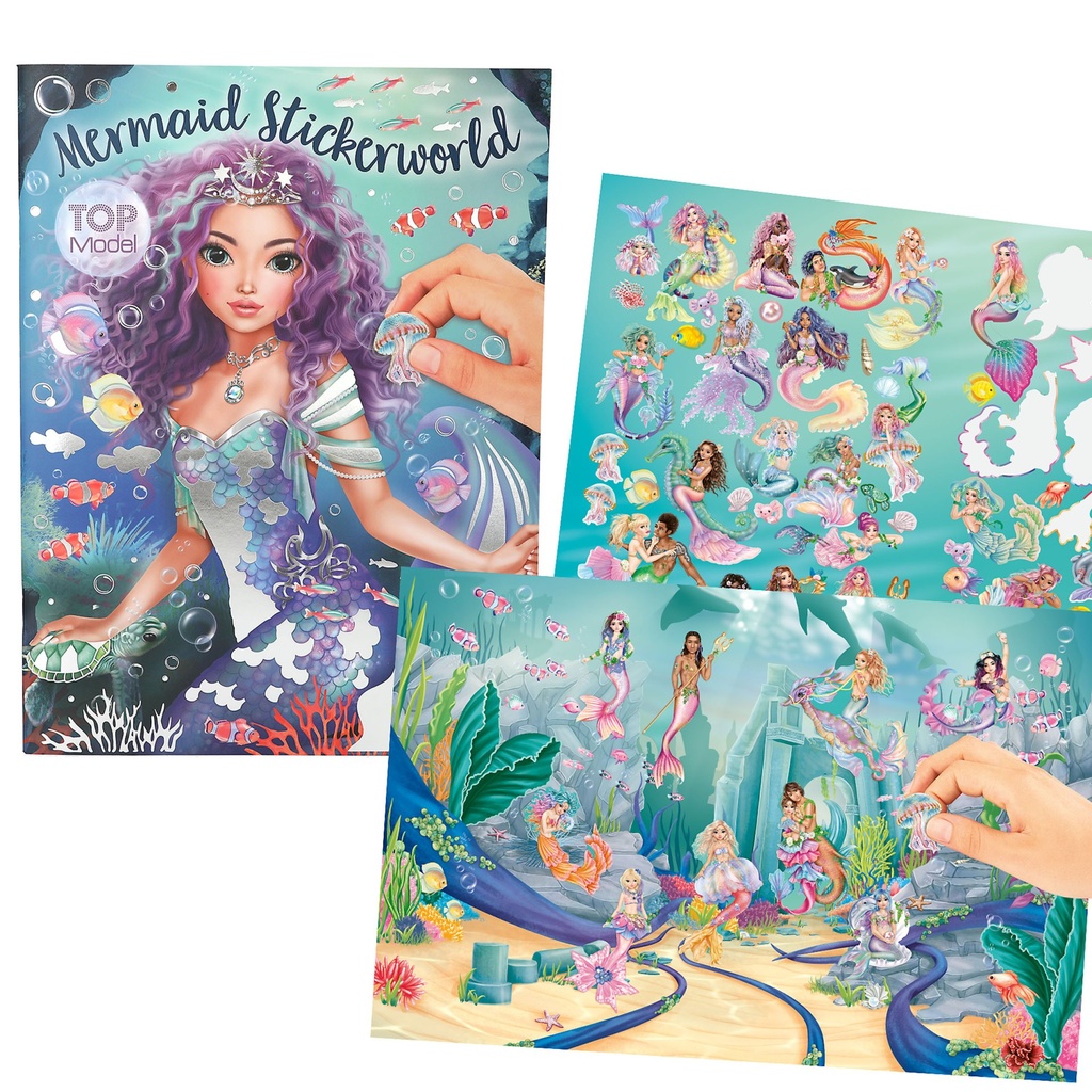 [4010070695798] TOPModel Metallic Stickerworld MERMAID