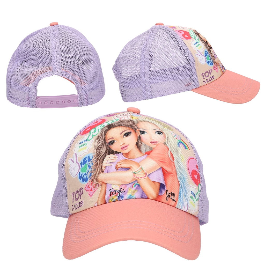 [4010070700232] TOPModel Bedruckte Cap GIRL POWER