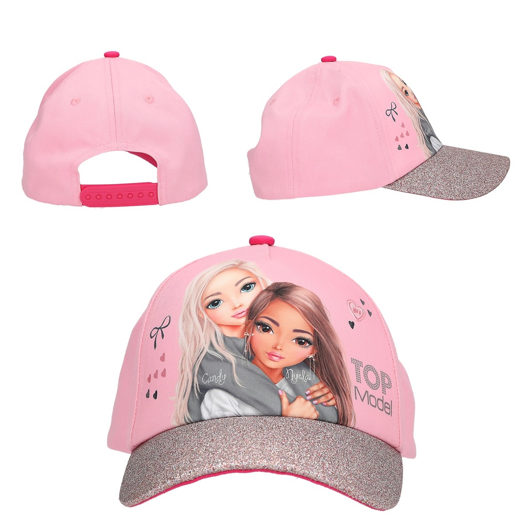 [4010070700249] TOPModel Bedruckte Cap mit Glitzer MY BFF