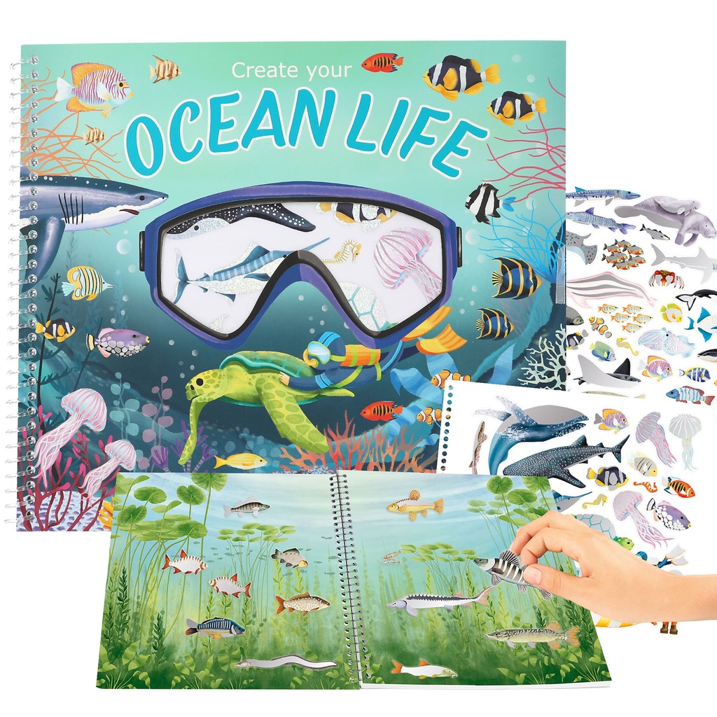 [4010070703127] Create your Ocean Life mit Holofolien Stickern