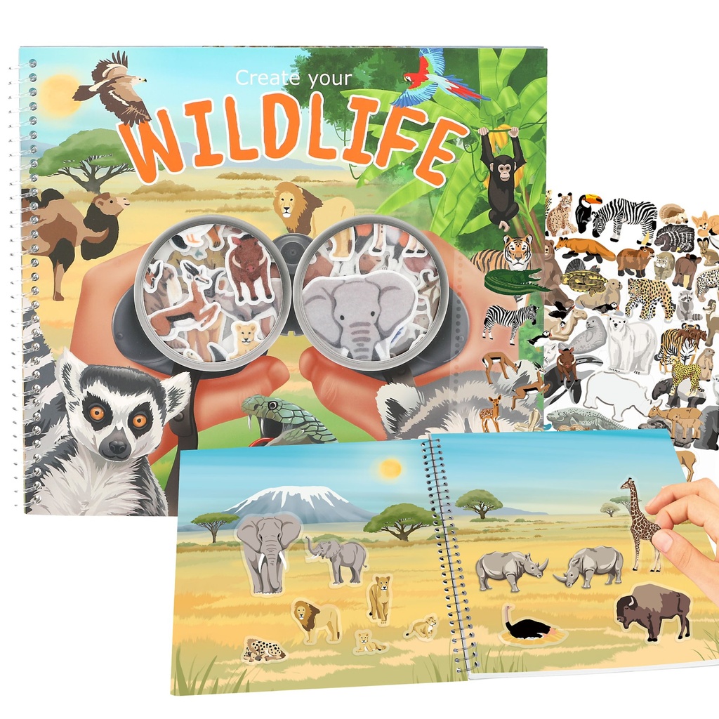 [4010070703134] Create Your Wild Life mit Flock Stickern