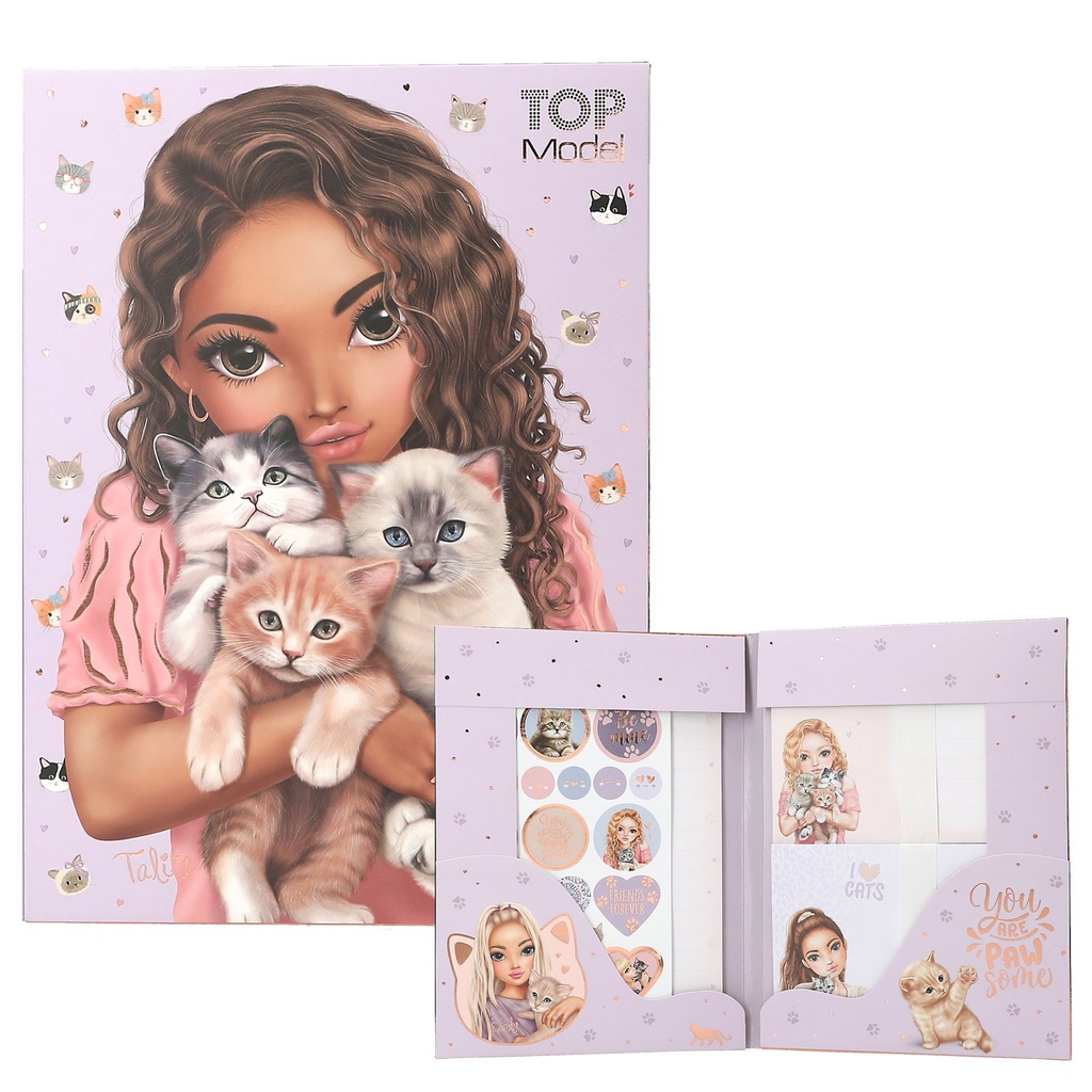 [4010070704070] TOPModel Briefpapier CAT LOVE