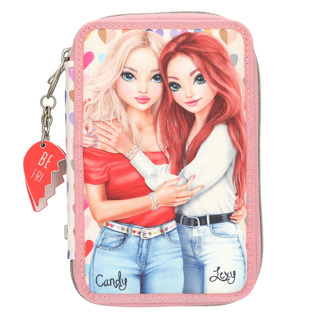 TOPModel 2 Fach Federtasche HEART TO HEART