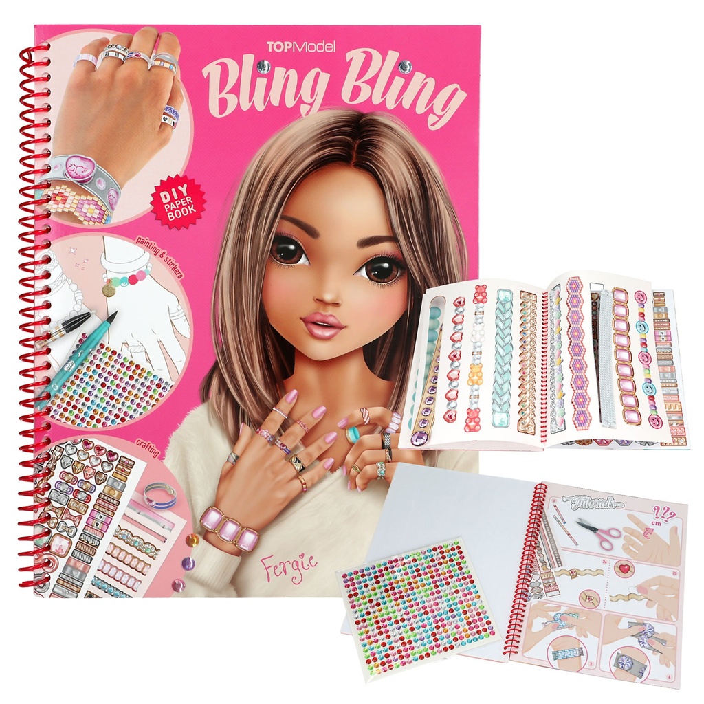 [4010070710361] TOPModel Create your BLING BLING Malbuch, Schmuck