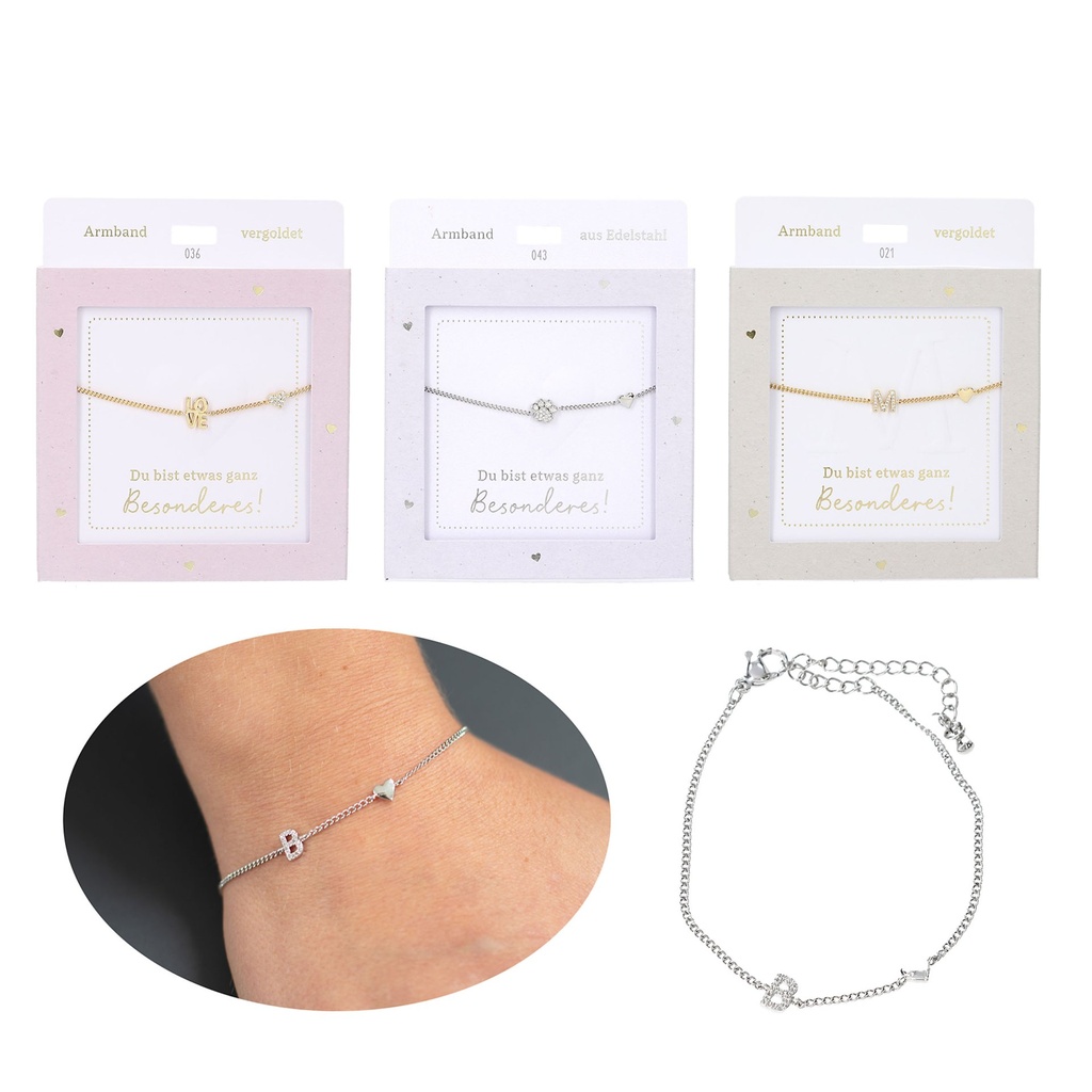 [4010070716134] Armband Heart of Gold