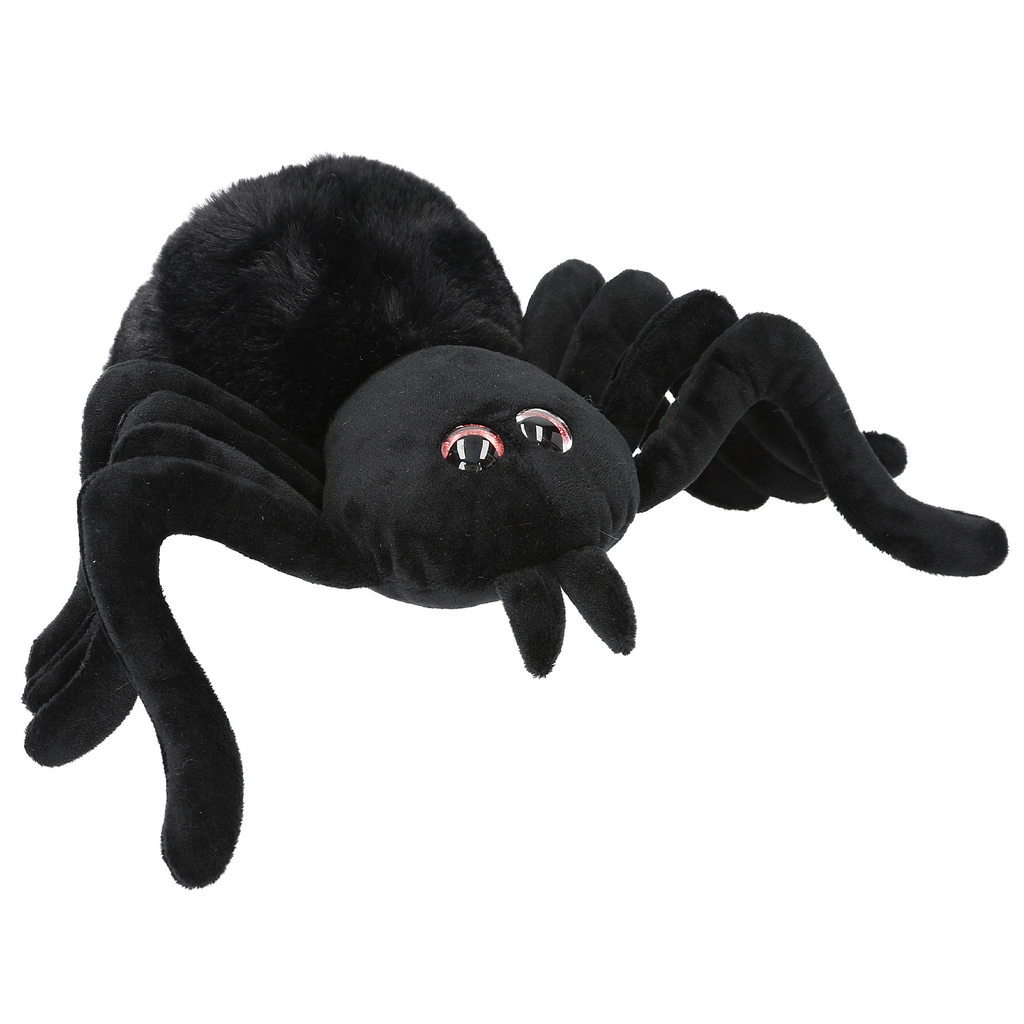 Adventure World Plüsch Spinne  20 cm schwarz