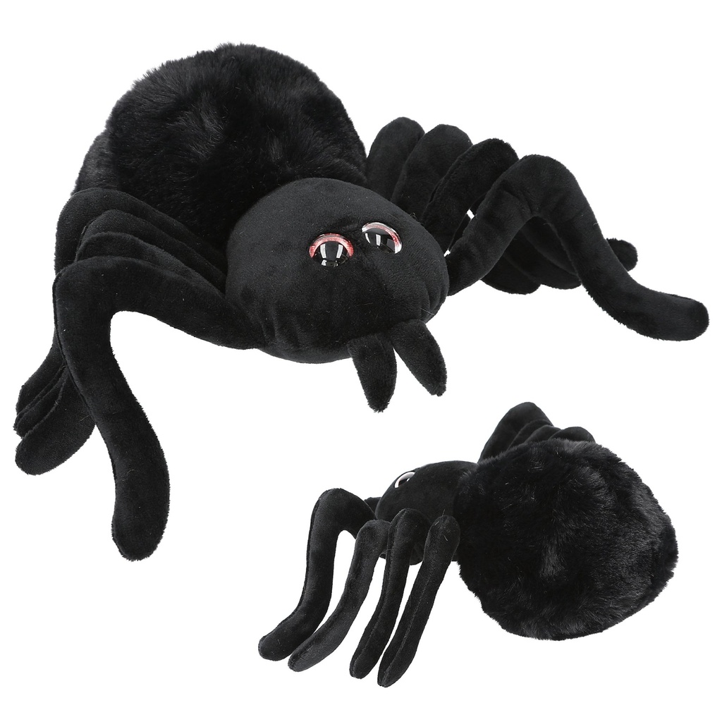 [4010070716219] Adventure World Plüsch Spinne  20 cm schwarz