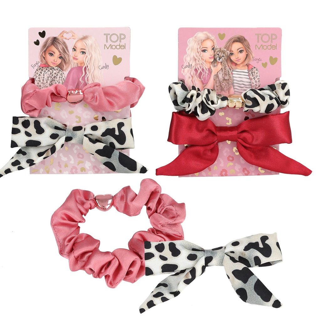 [4010070720445] TOPModel Haarclip Schleife und Scrunchie Set LEOHEART