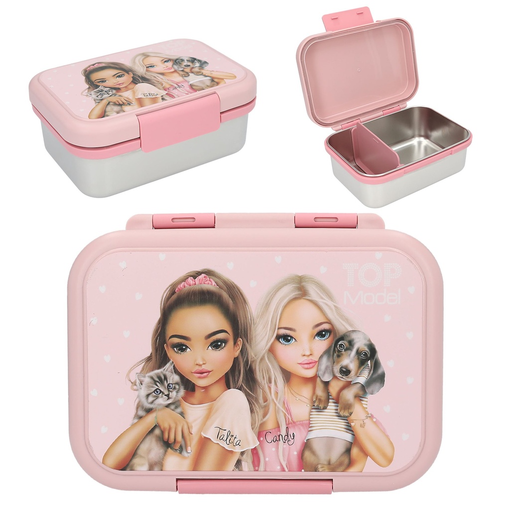 [4010070722104] TOPModel Brotdose Edelstahl rosa 