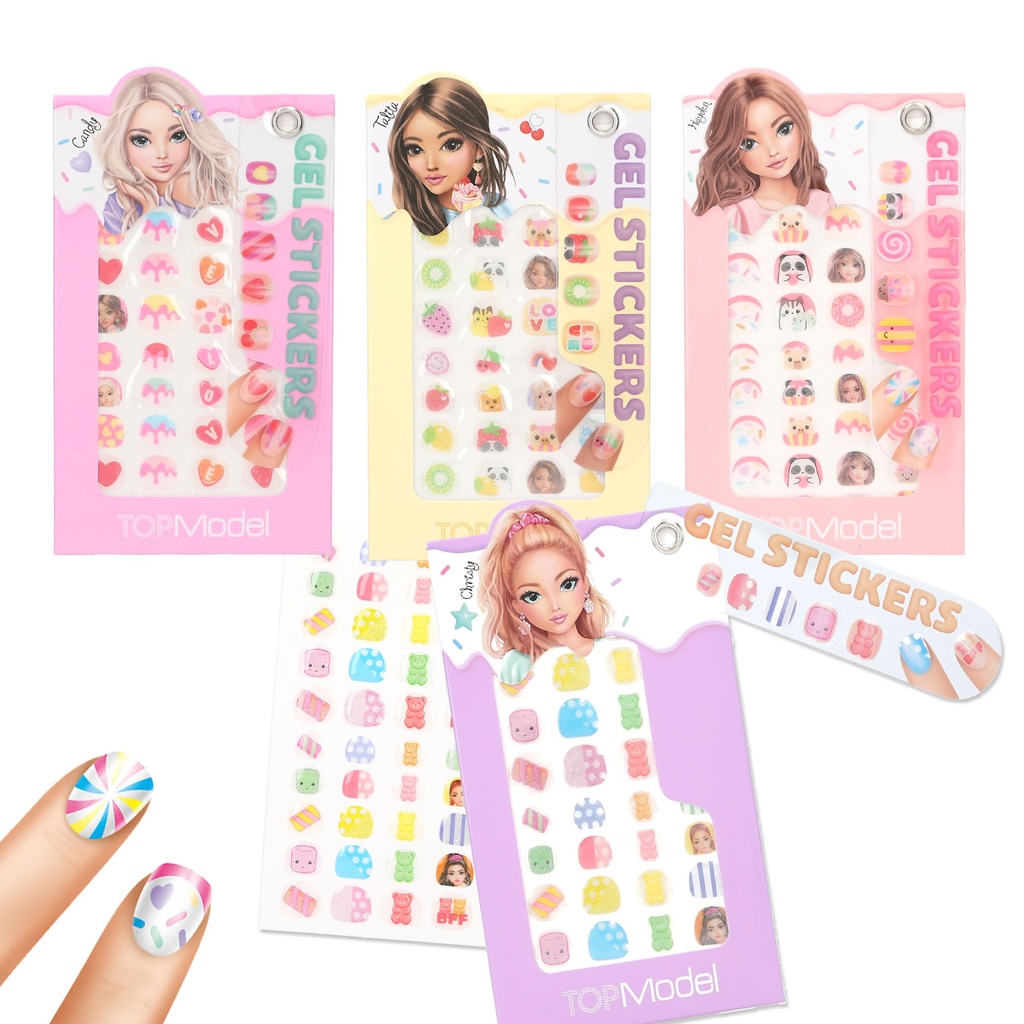[4010070728892] TOPModel Gel Nagelsticker CANDY GLAM