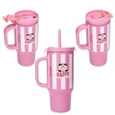 PENfection To Go Becher mit Strohhalm HAPPY
