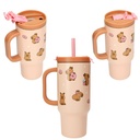 PENFection To Go Becher mit Strohhalm CAPYBARA